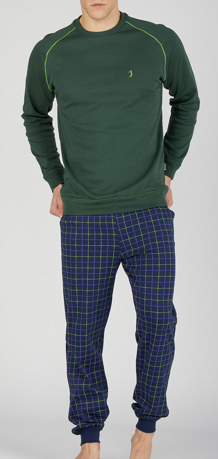 PIGIAMA UOMO M/L 6719 Tellini S.r.l. Ingrosso Abbigliamento